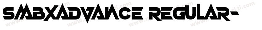 SMBxAdvance Regular字体转换